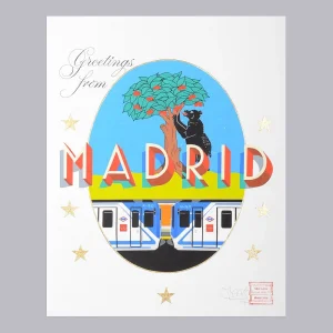 Greetings From Madrid Maison Anatole Postcard