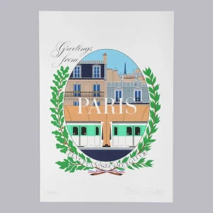 Greetings From Paris Maison Anatole Postcard