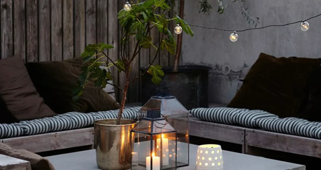 aménager son patio avec des luminaires