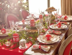 une table de noel traditionnelle 