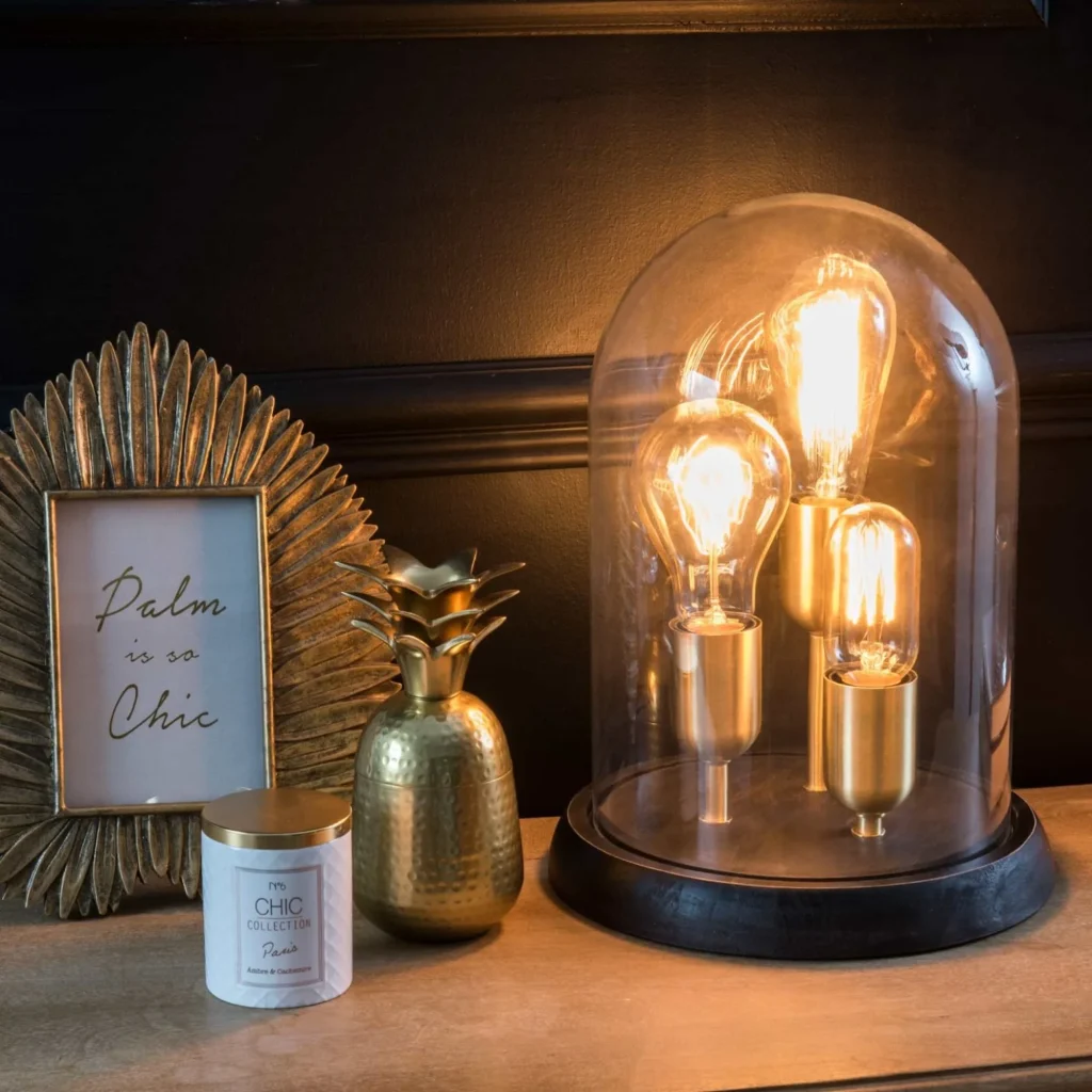 Lampes sous cloche à poser, Maisons du Monde
