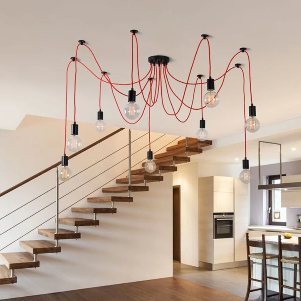 Suspension SPIDER LAMP, 4 Murs