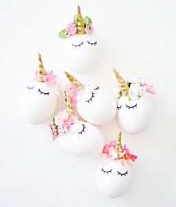 Oeufs Licorne / Little Inspiration / DIY Pâques Notes de Styles