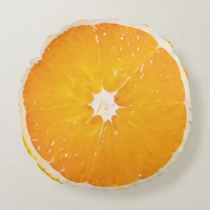 Coussin, tranche d'orange - Zazzle