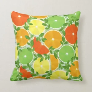 Coussin, agrumes - Zazzle