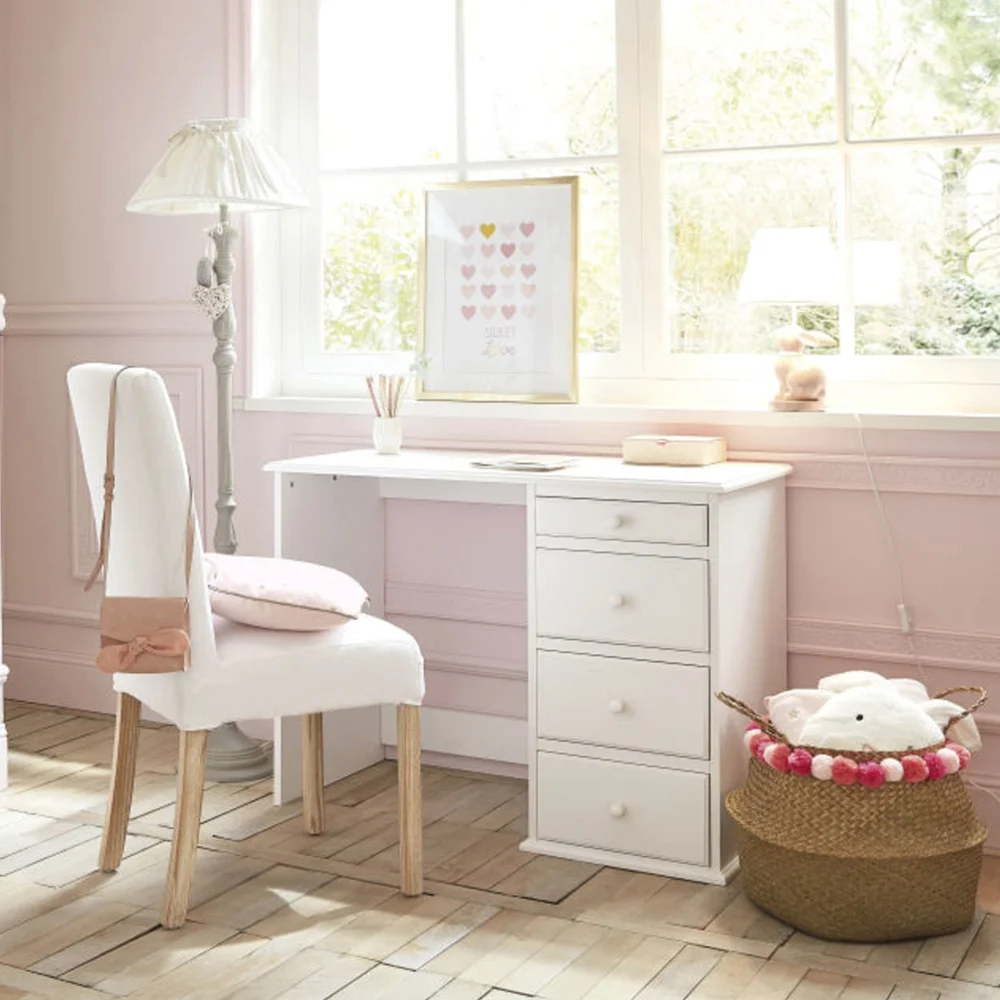 Panier à pompons roses bucolique - Maisons du Monde