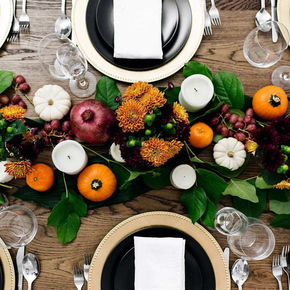 Chemin de table en cucurbitacées Whitney Port