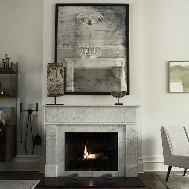 Miroir cheminée - Remodelista