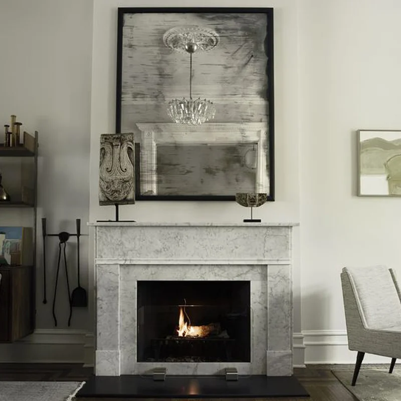 Miroir cheminée - Remodelista