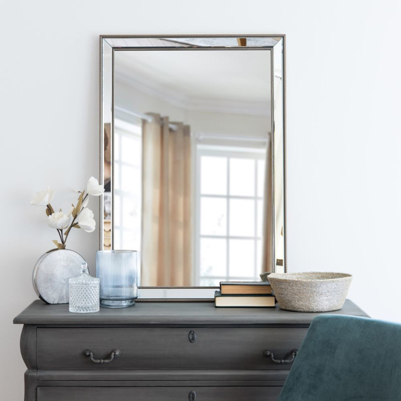 Miroir encadrement perlé - Maisons du Monde