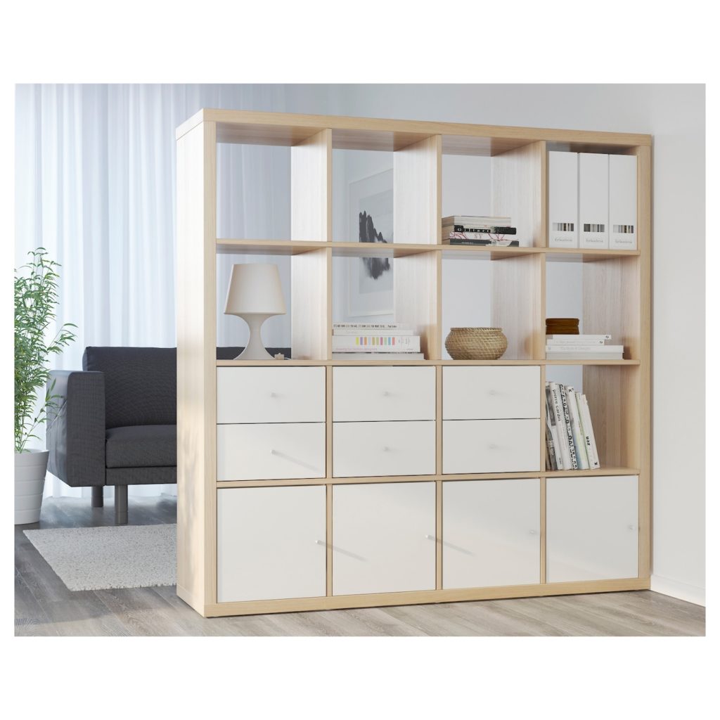 Etagère Kallax chêne blanchi - Ikea