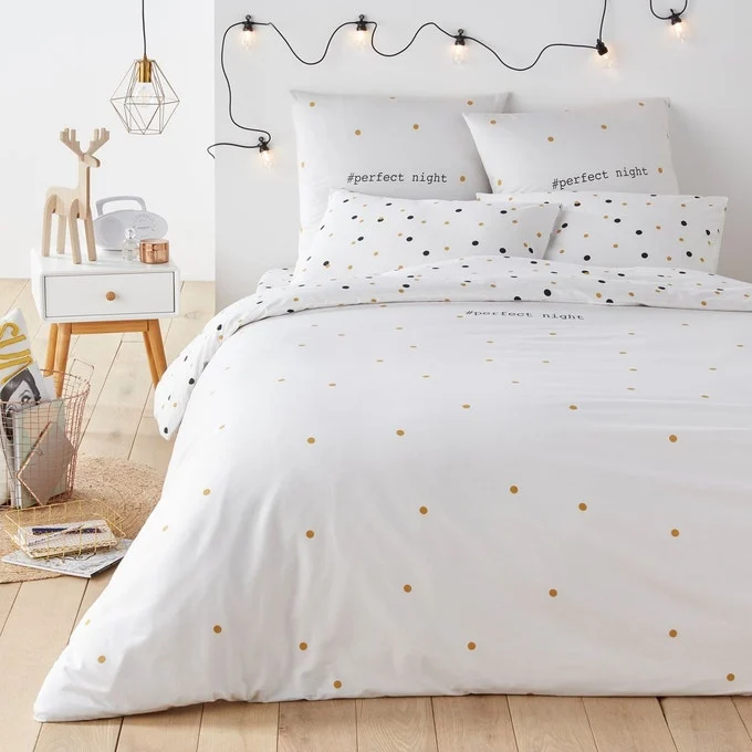 Housse de couette coton Perfect Night - La Redoute