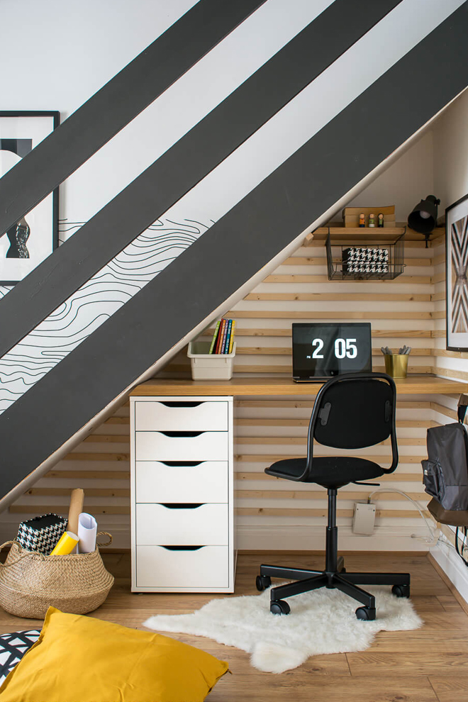 Bureau escalier