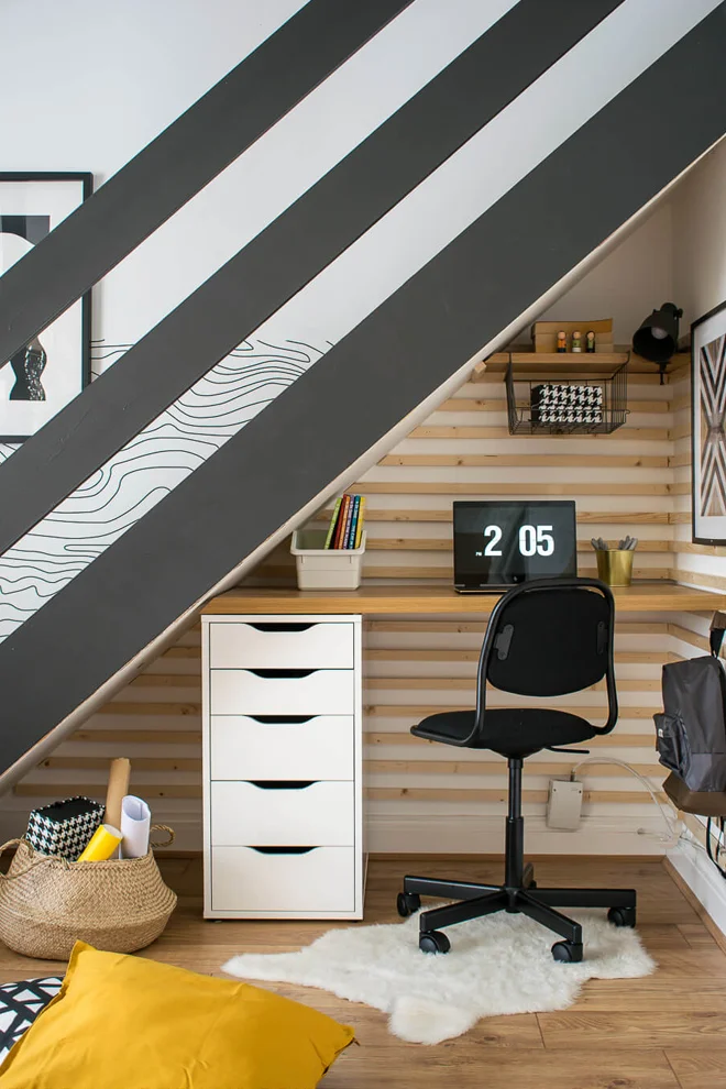 Bureau escalier