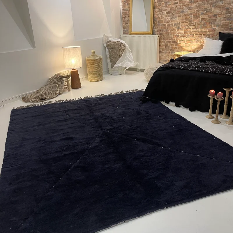 Tapis Beni Ouarain noir