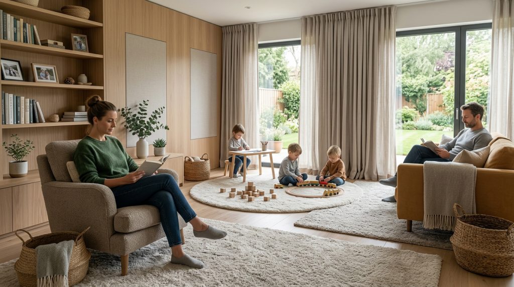 rénovation maison famille recomposée