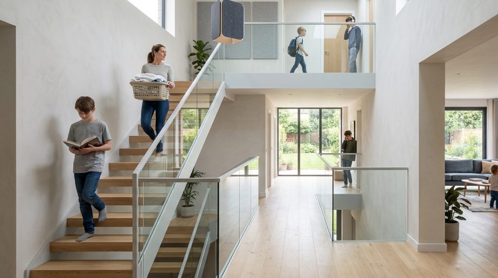 rénovation maison famille recomposée