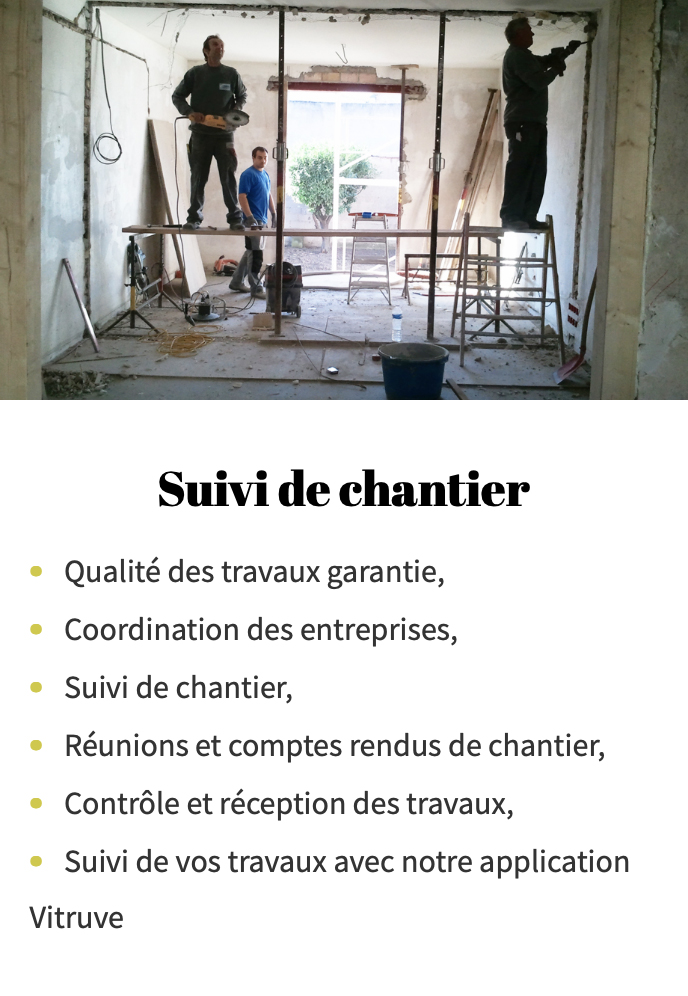 Notes de Styles Saint-Jean-de-Luz - Suivi de chantier