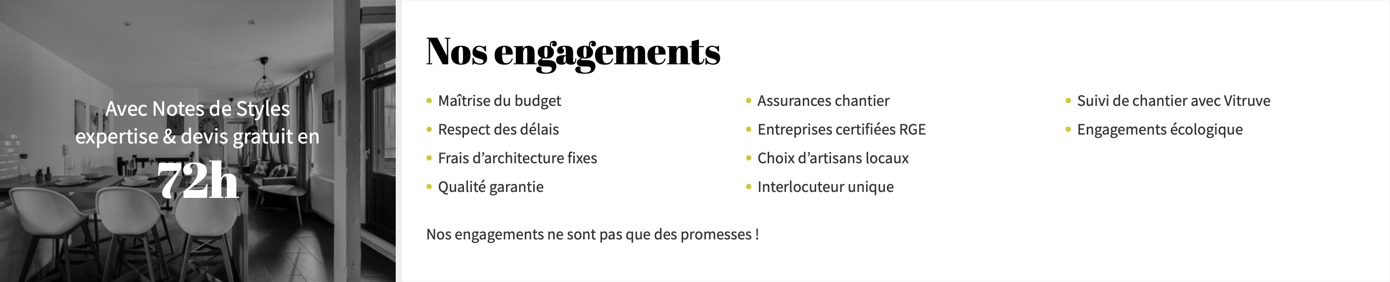 Notes de Styles Essonne - Nos engagements