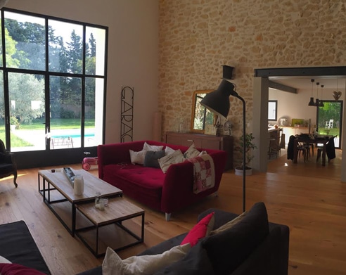 Rénovation d'une maison, Notes de styles Montpellier
