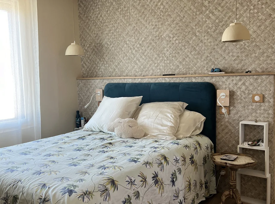 Aménagement d’une cuisine /piece de vie ainsi que la chambre parentale, Notes de Styles Architecte d’intérieur Pyrénées-Atlantiques – Pays Basque (64, Pyrénées-Atlantiques)