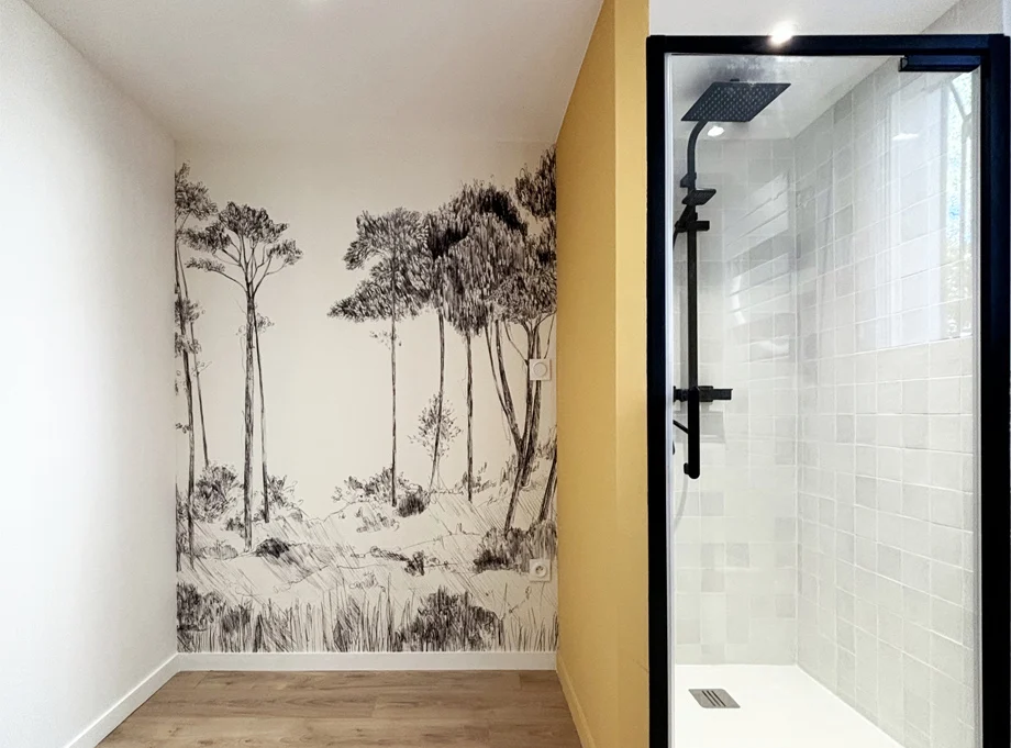 Rénovation d’une salle de bain, Notes de Styles Architecte d’intérieur Dinard (35, Ille-et-Vilaine)