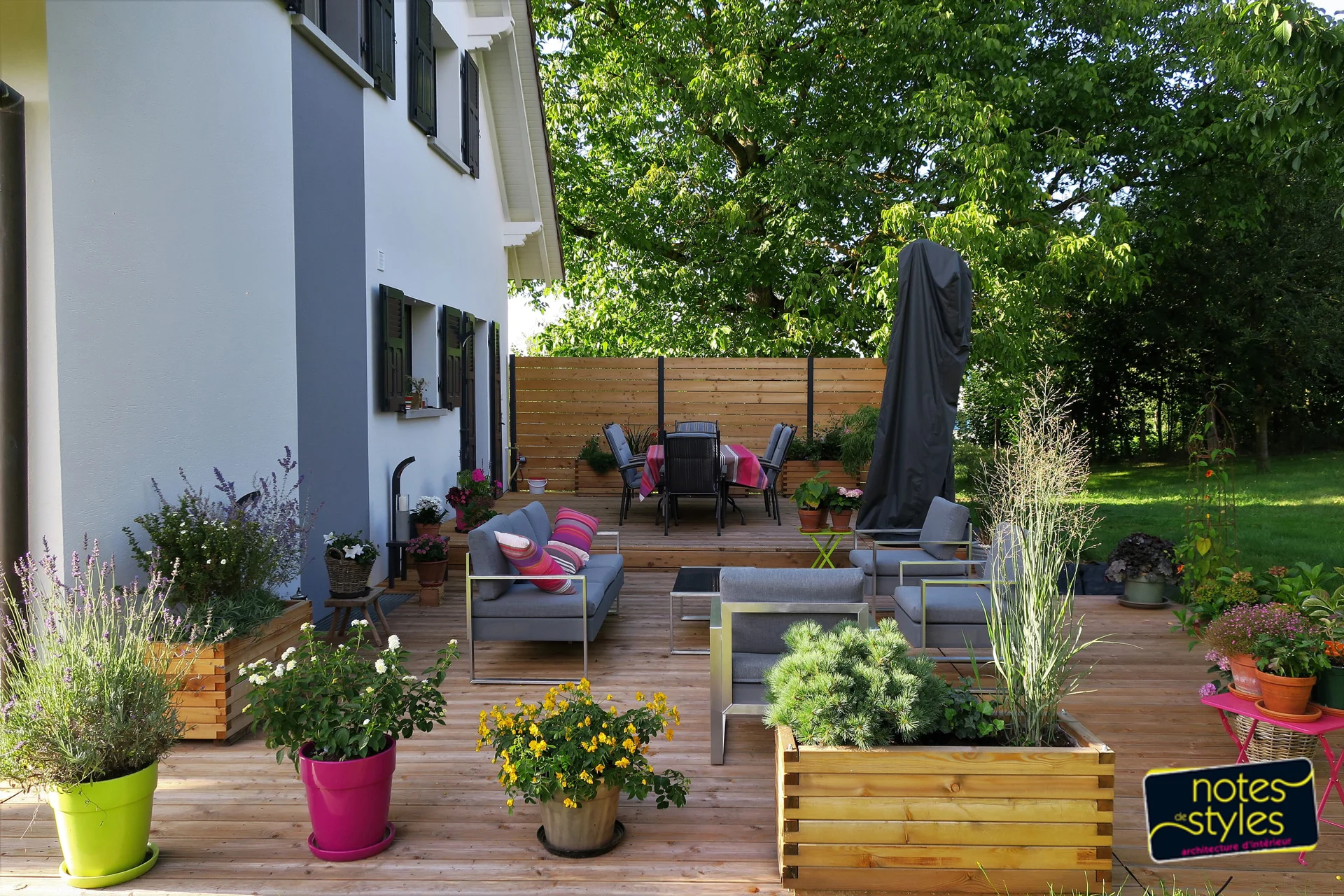 Aménagez votre terrasse avec les conseils d’un architecte d’intérieur - Notes de Styles