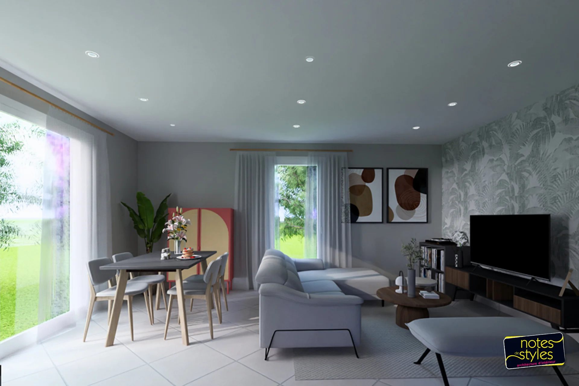 Visualisation en 3D de votre projet d’architecture d’intérieur - Notes de Styles