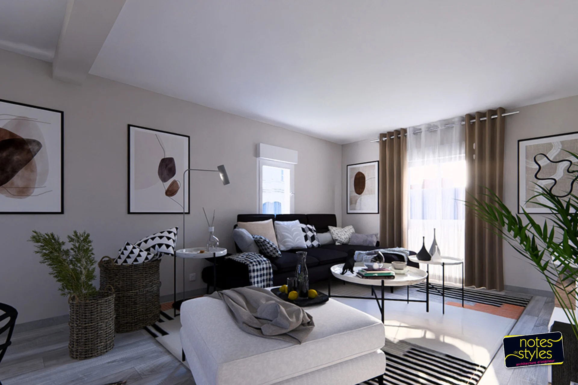 Visualisation en 3D de votre projet d’architecture d’intérieur - Notes de Styles