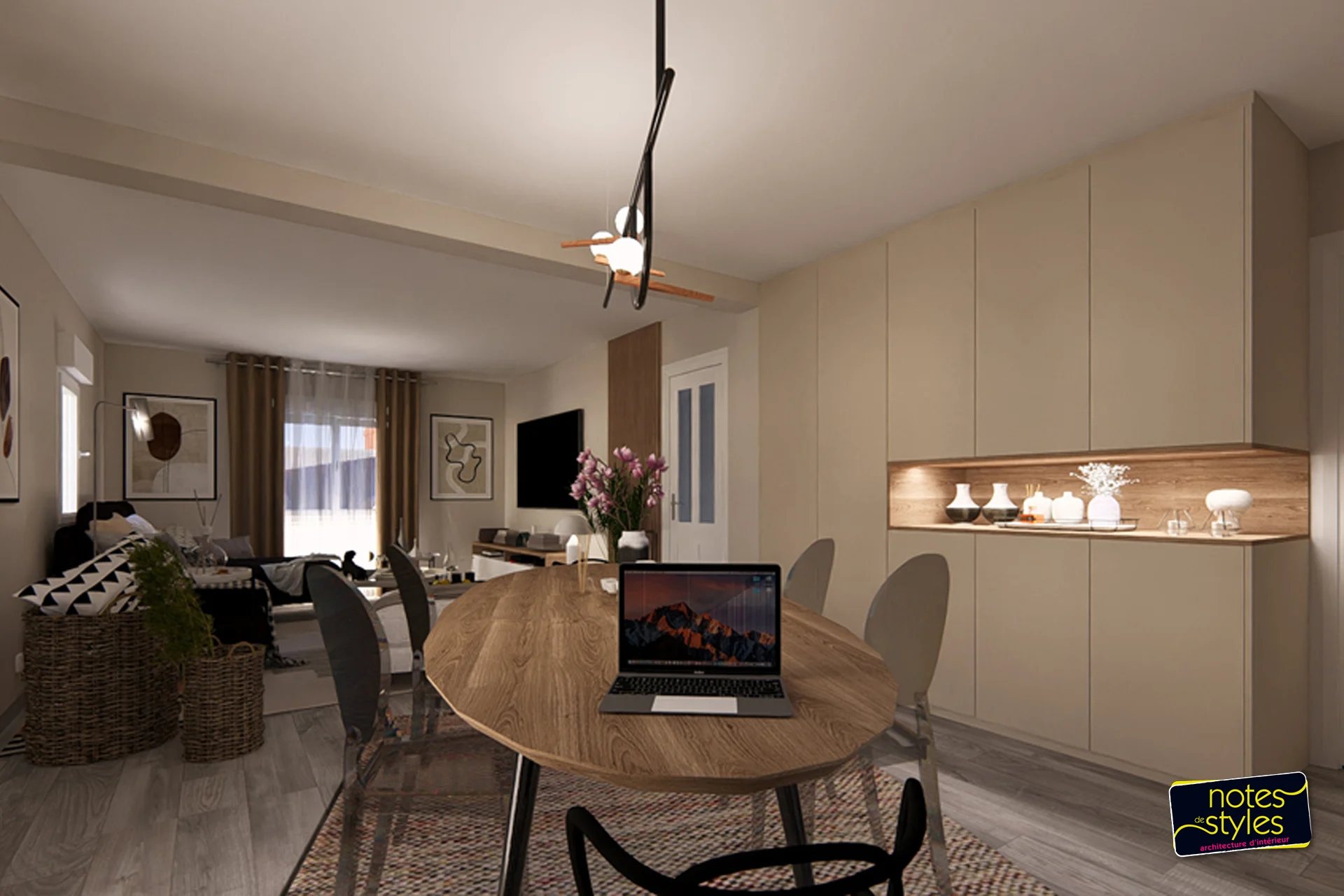 Visualisation en 3D de votre projet d’architecture d’intérieur - Notes de Styles
