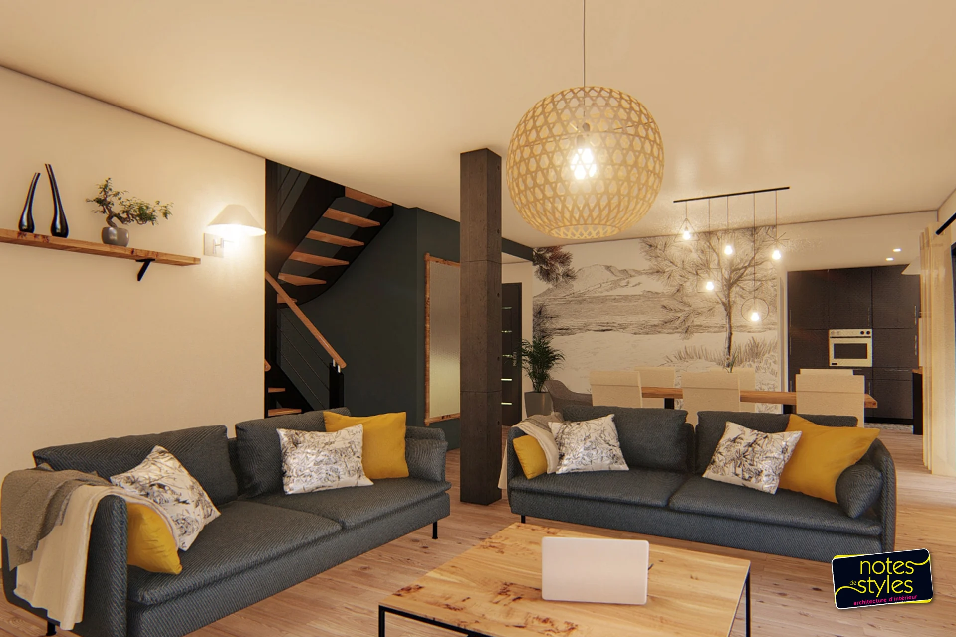 Visualisation en 3D de votre projet d’architecture d’intérieur - Notes de Styles