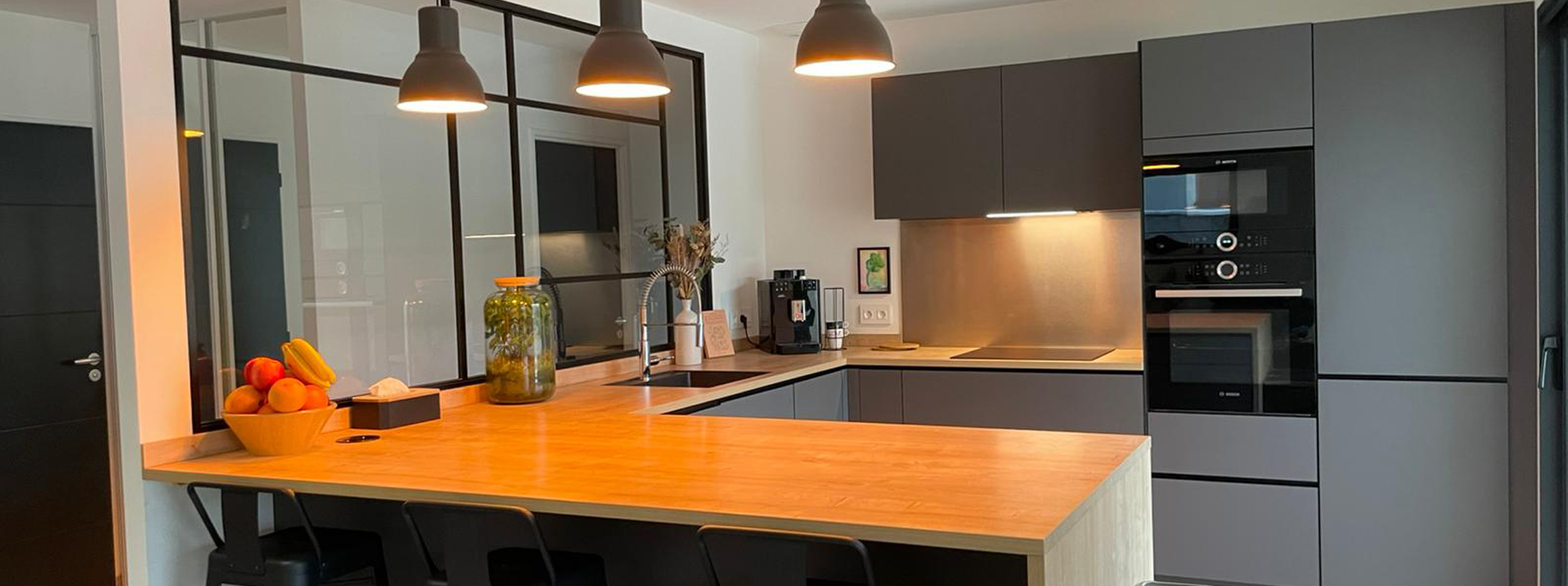 Cuisine, Notes de Styles Architecte d’intérieur Grenoble (38, Isère)