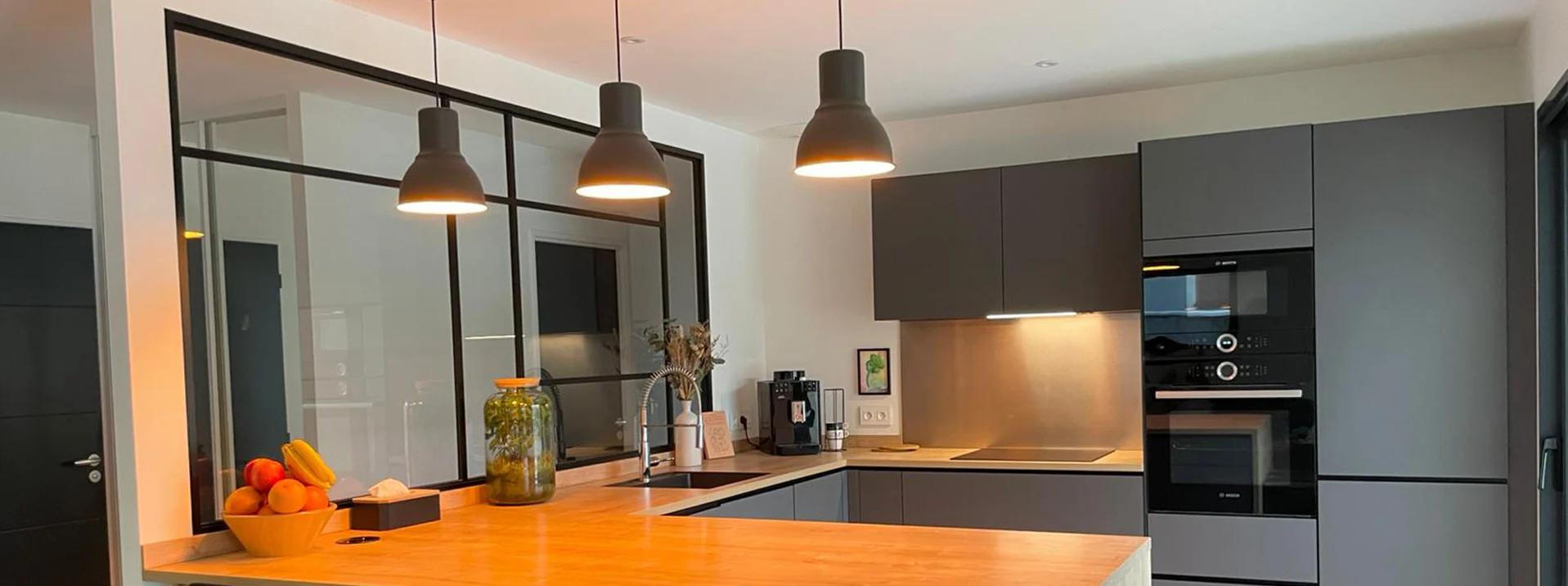 Cuisine, Notes de Styles Architecte d’intérieur Corenc (38, Isère)