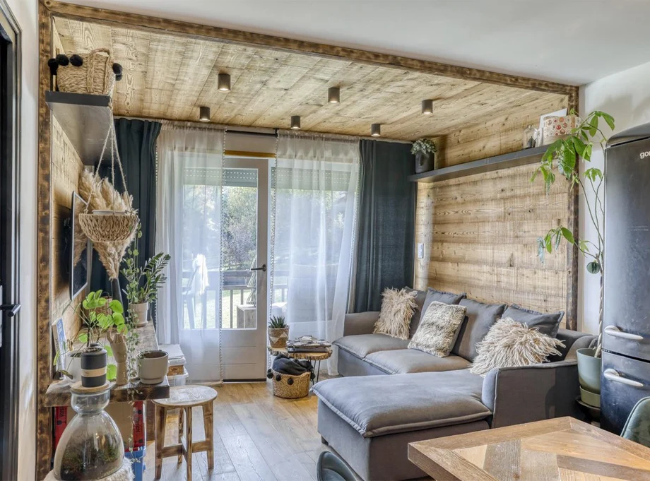 Rénovation d’un studio, Notes de Styles Architecte d’intérieur Corenc (38, Isère)