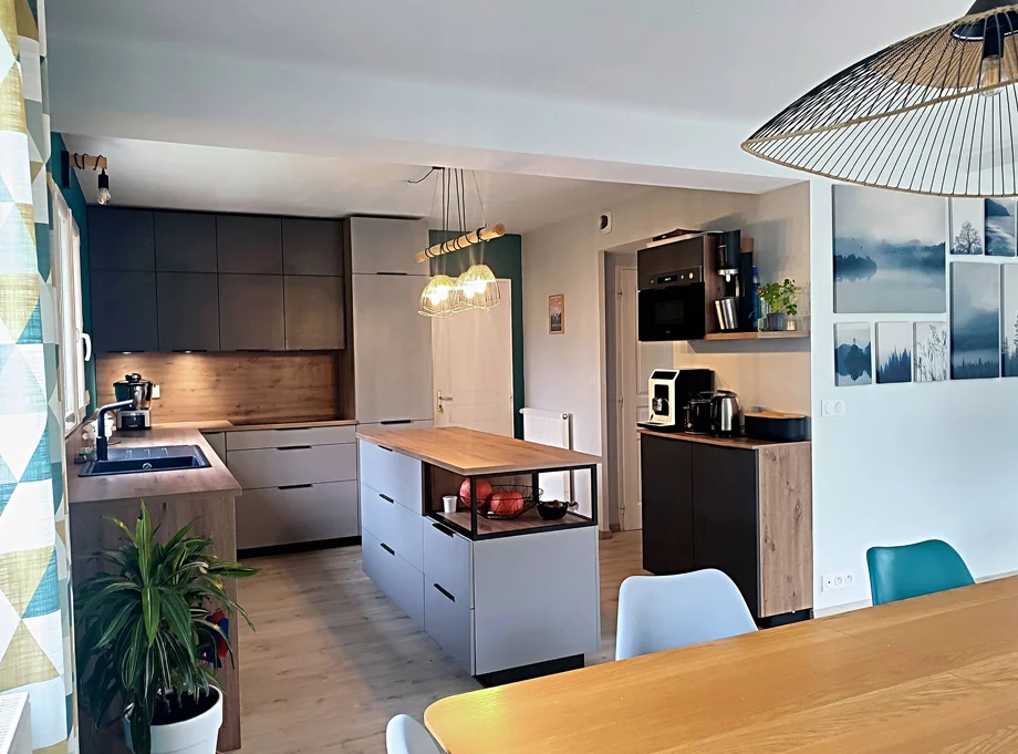Rénovation d’un appartement, Notes de Styles Architecte d’intérieur Corenc (38, Isère)